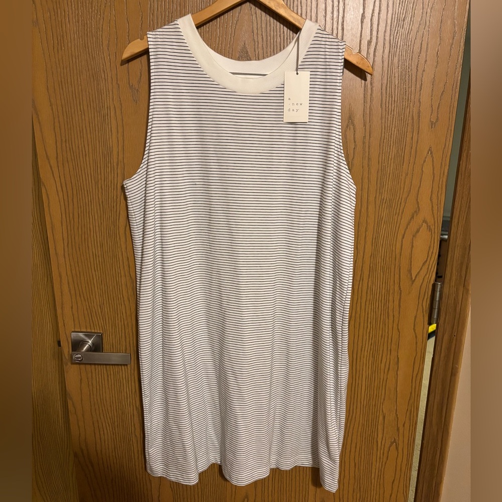 A New Day Tank Striped Sleeveless Dress